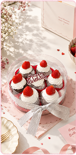 Cake ulang tahun dalam kemasan cantik